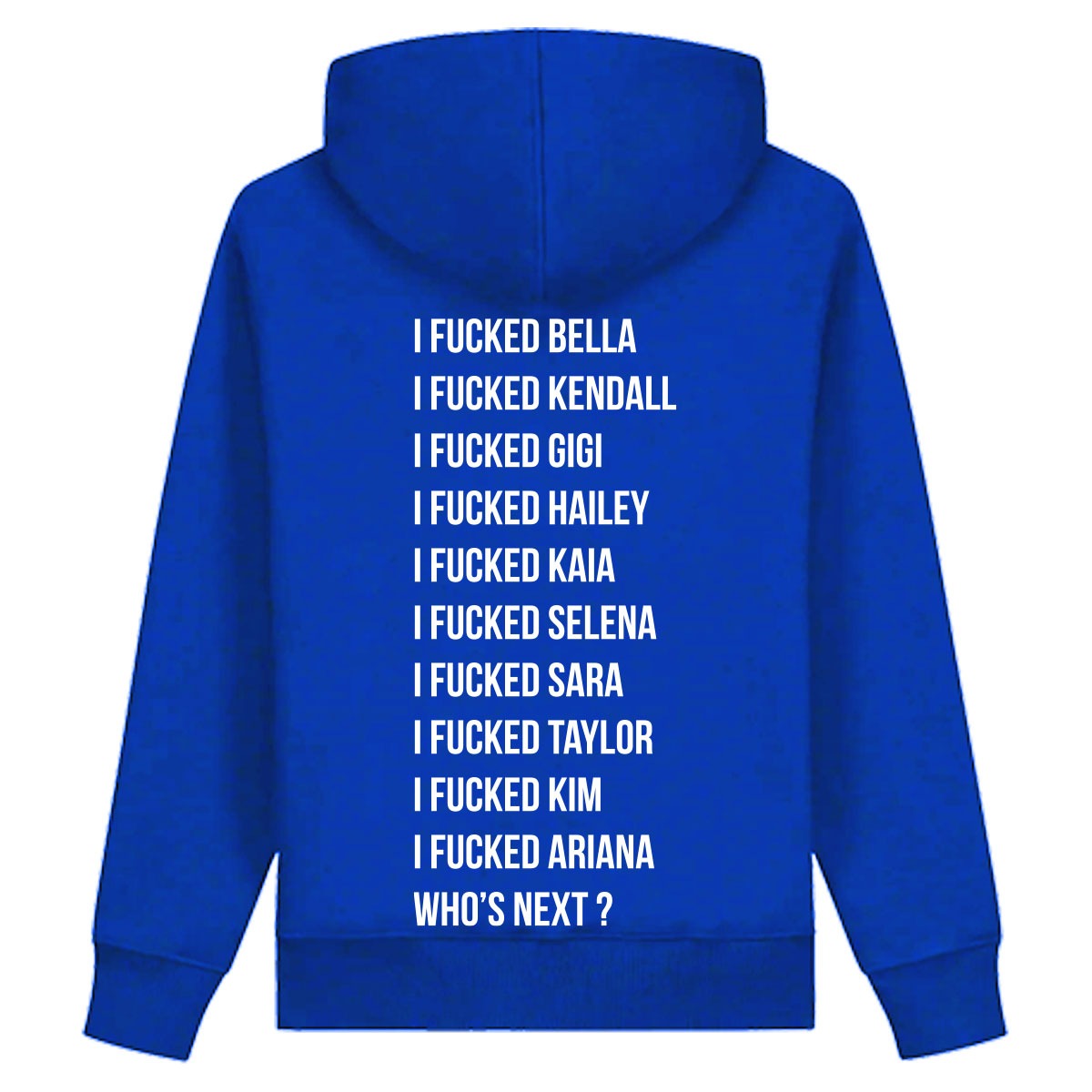 Sweat Capuche Bleu F***ed