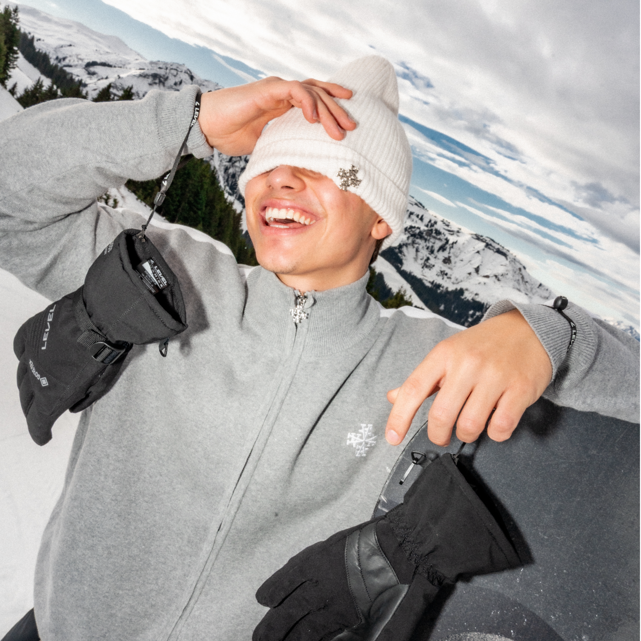 Bonnet Signature Blanc Unisexe Écoresponsable