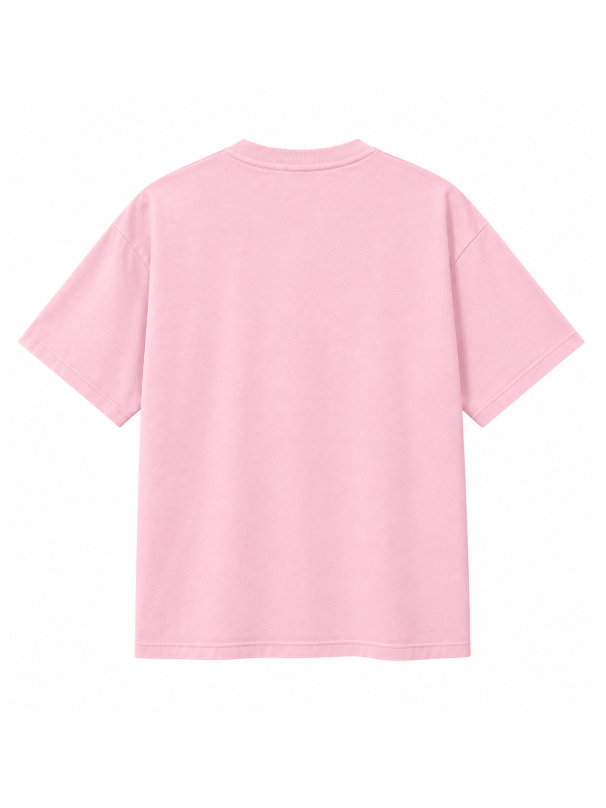 T-shirt Rose « Jeunesse Dorée Perdue » – ATNT Paris