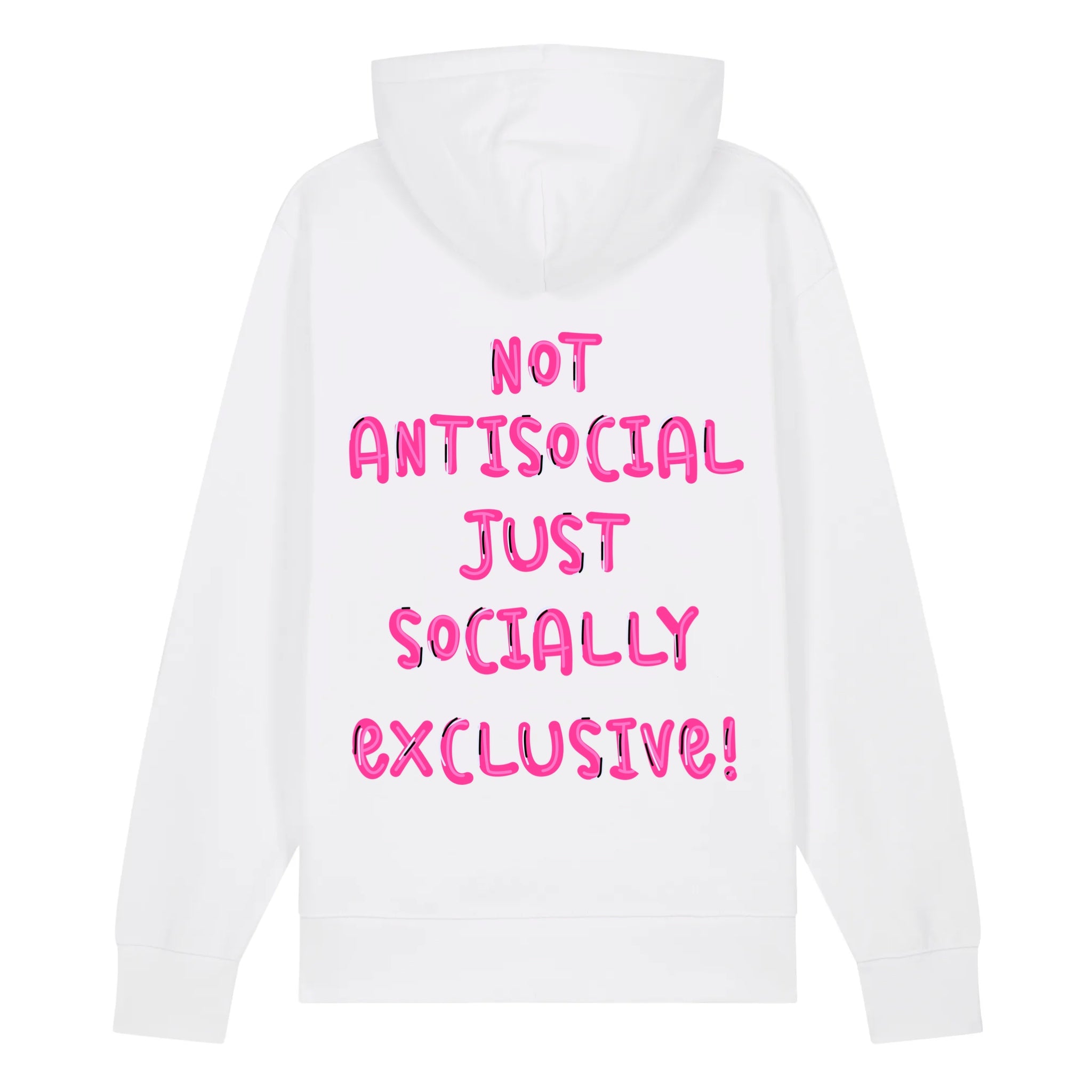 SWEAT CAPUCHE BLANC - NOT ANTISOCIAL