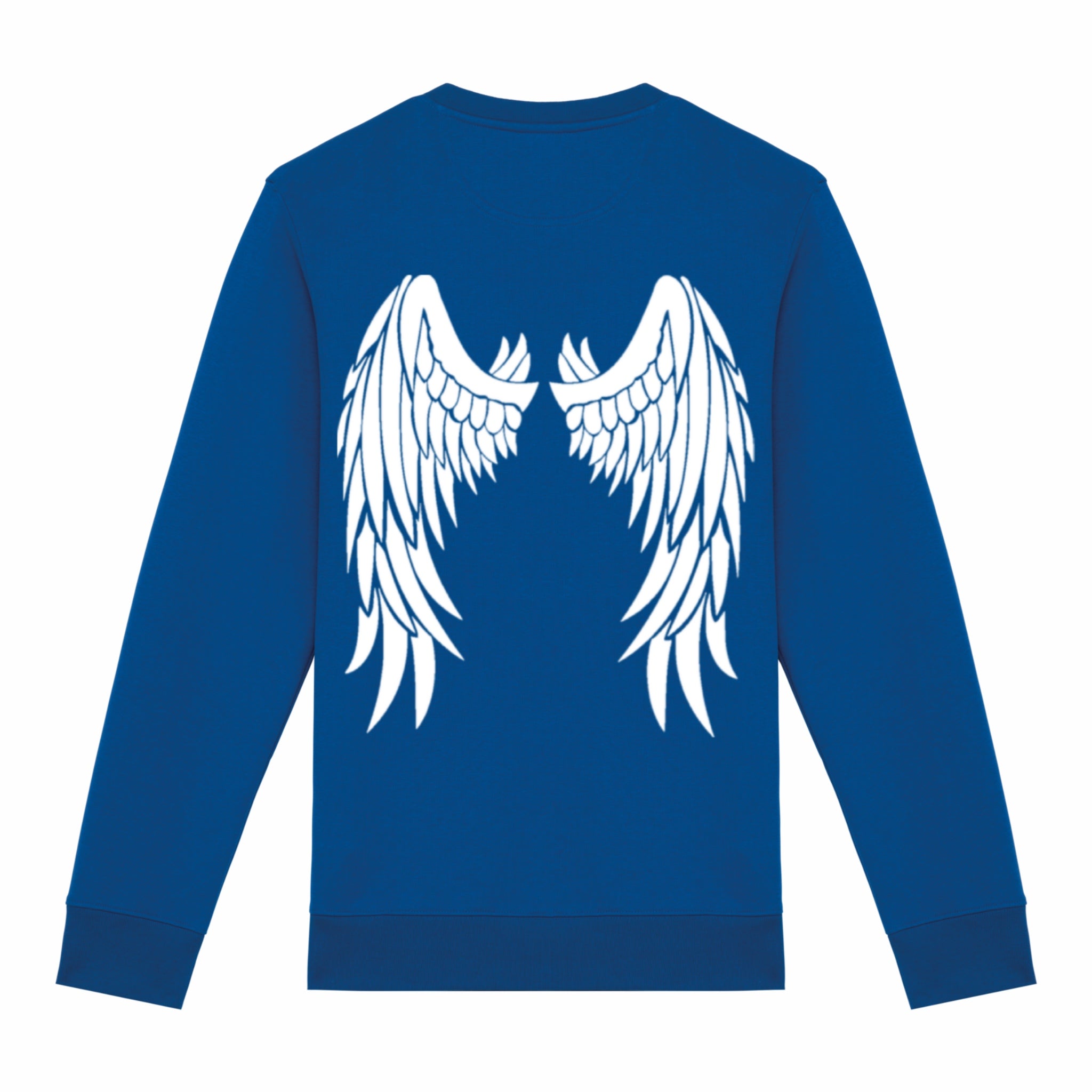 Sweat-shirt Unisexe à Col Rond Dark Angel Bleu roi