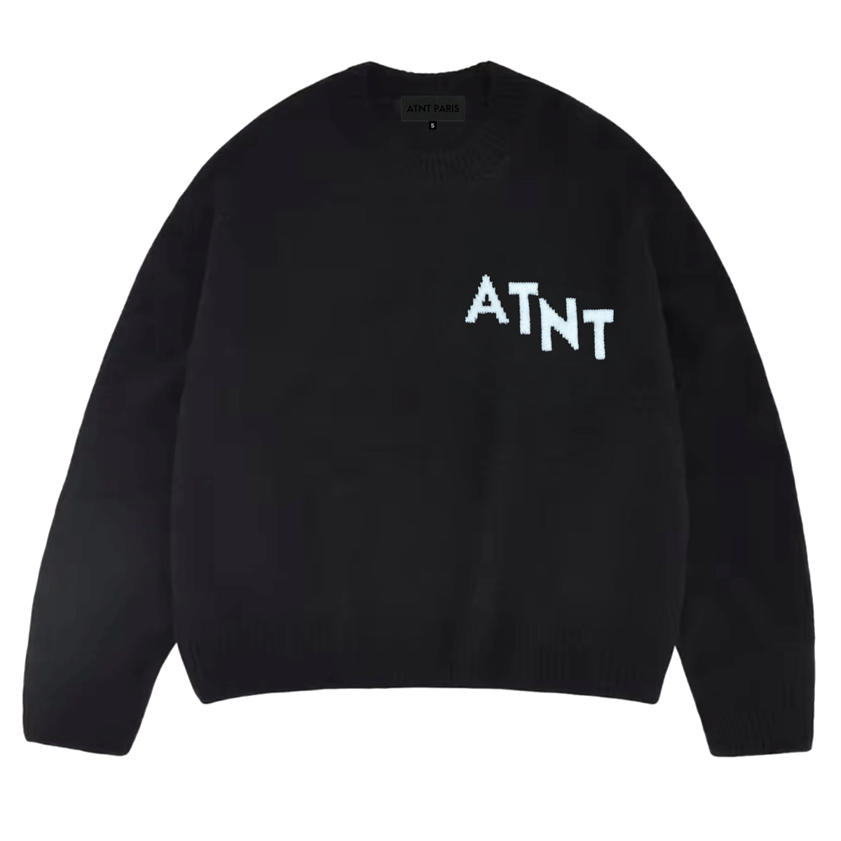 Pull Cachemire Oversize Noir Atnt Paris Collection 2025