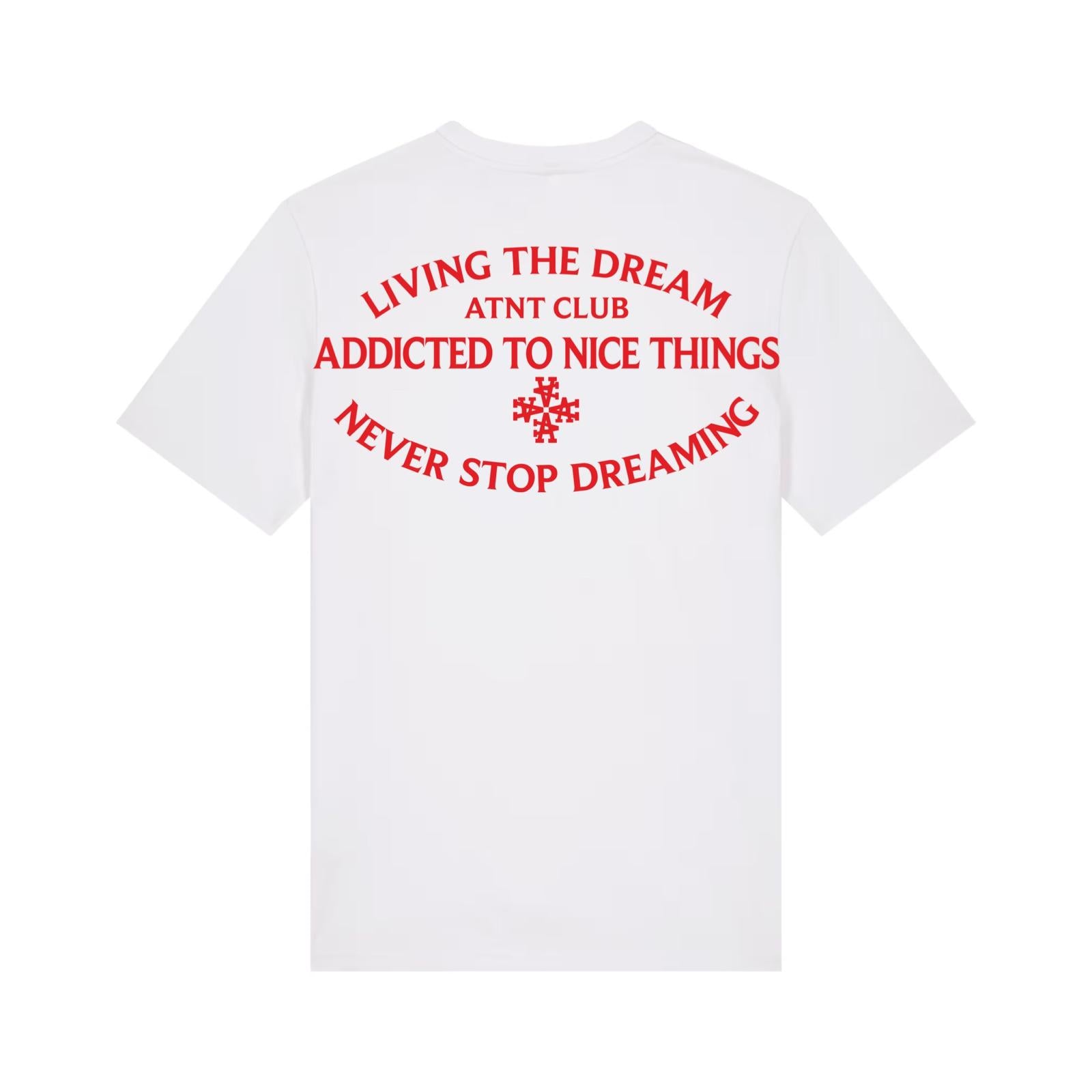 T-Shirt Classique Blanc – Never Stop Dreaming