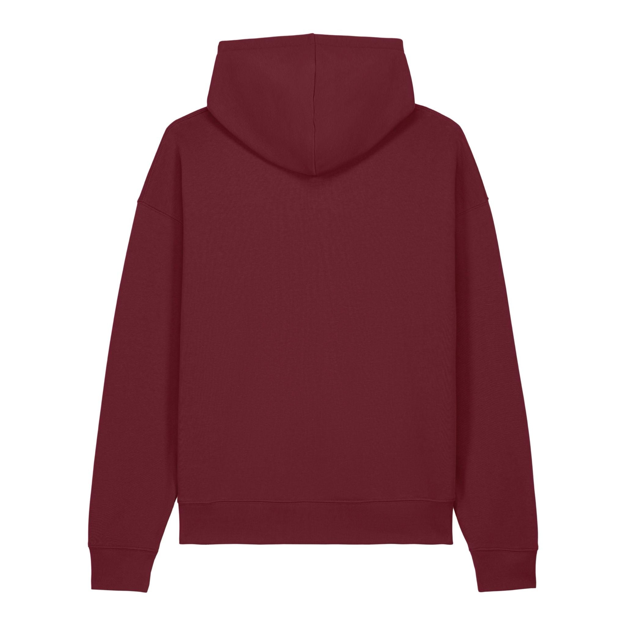Sweat à Capuche oversize Signature Bordeaux