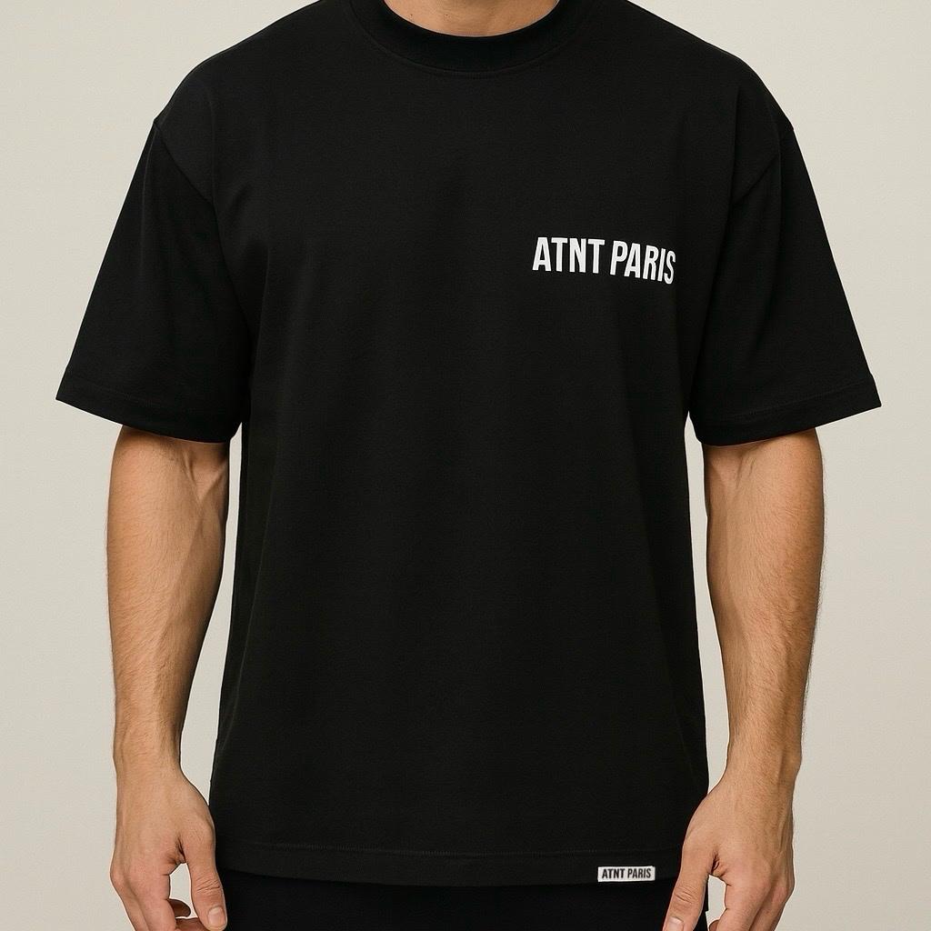 T-shirt Oversize Noir – Essentials