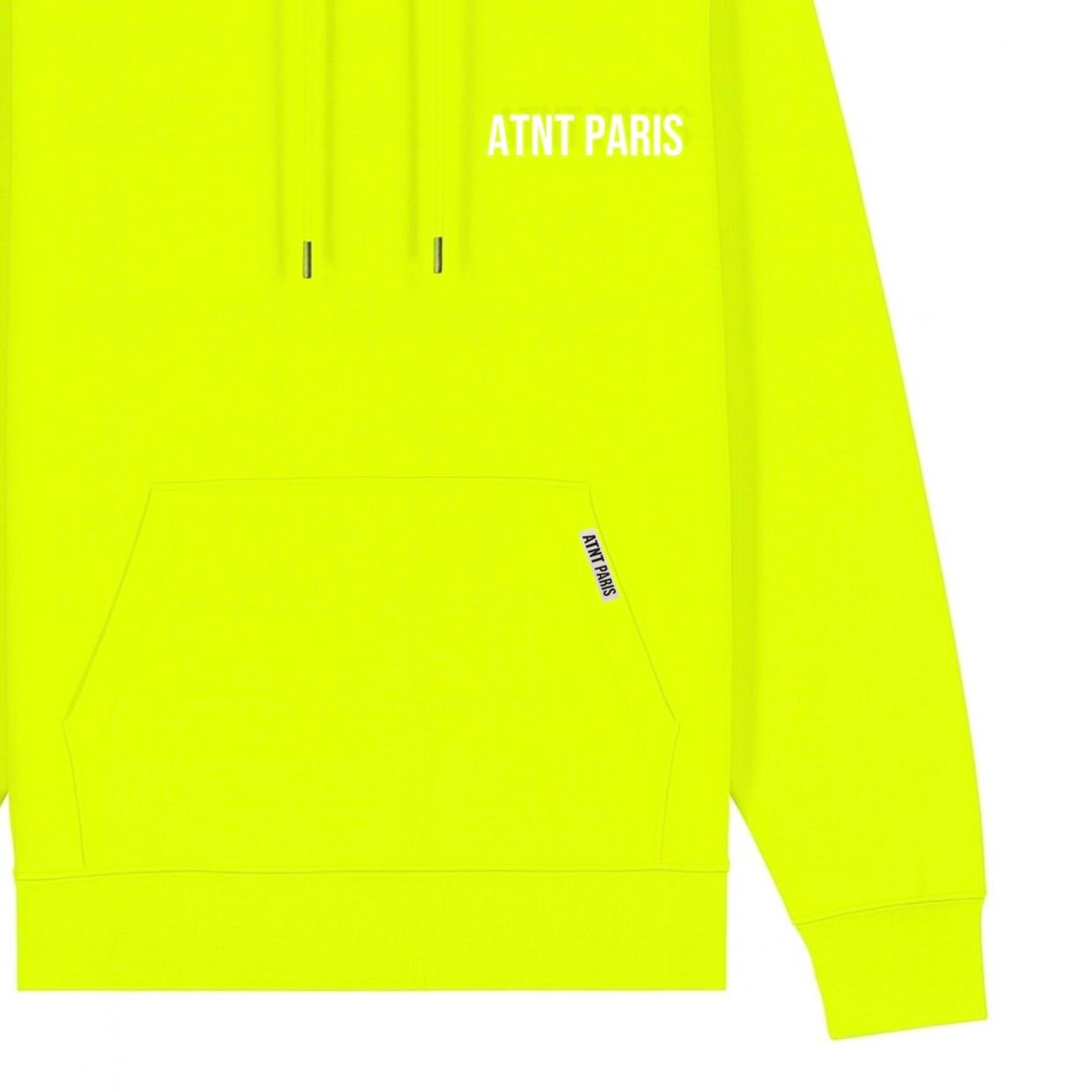 Sweat Capuche Jaune Fluo – Essentials