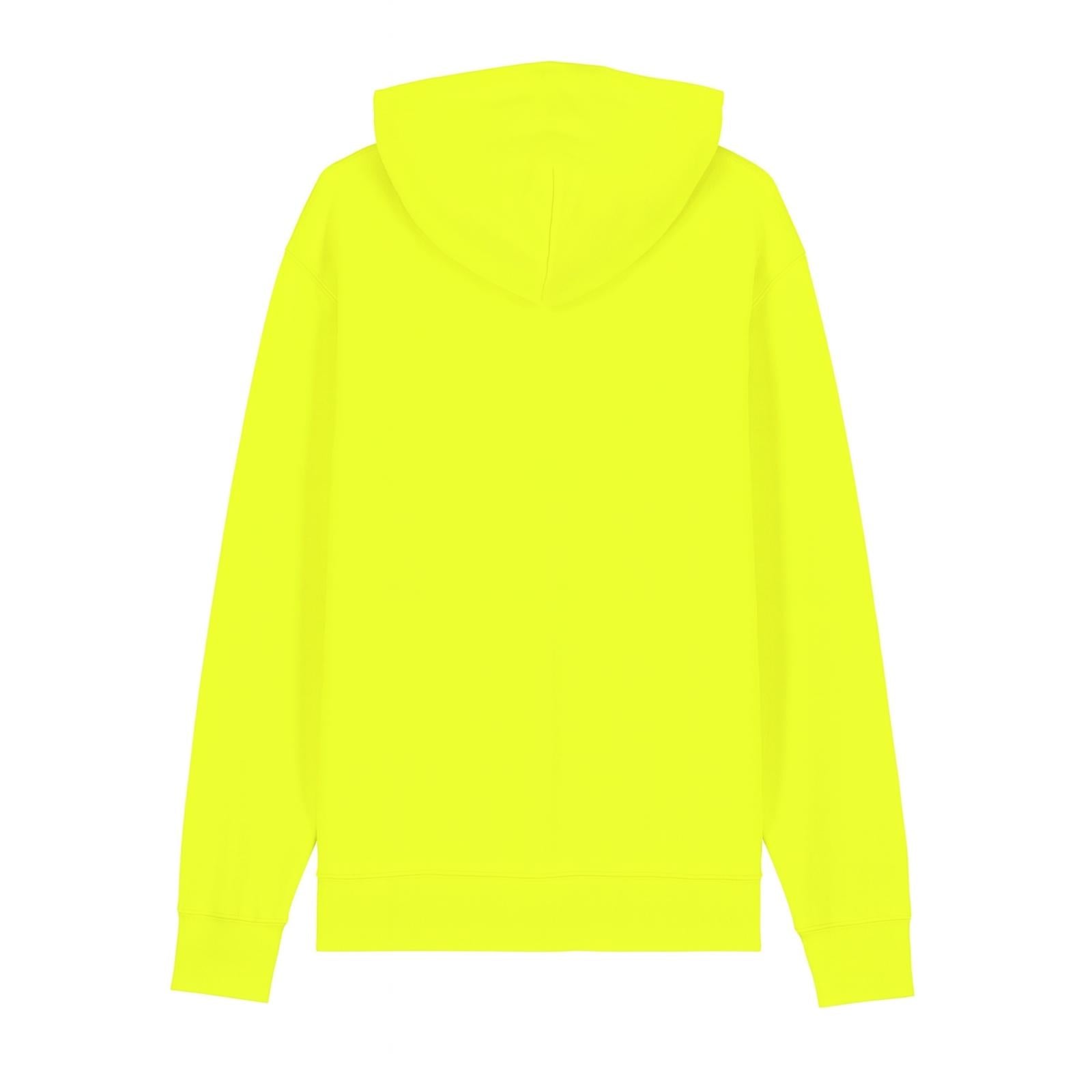 Sweat Capuche Jaune Fluo – Essentials