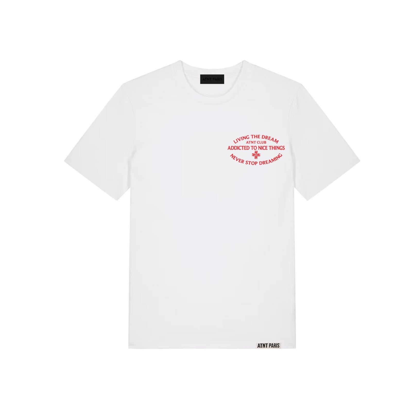 T-Shirt Classique Blanc – Never Stop Dreaming