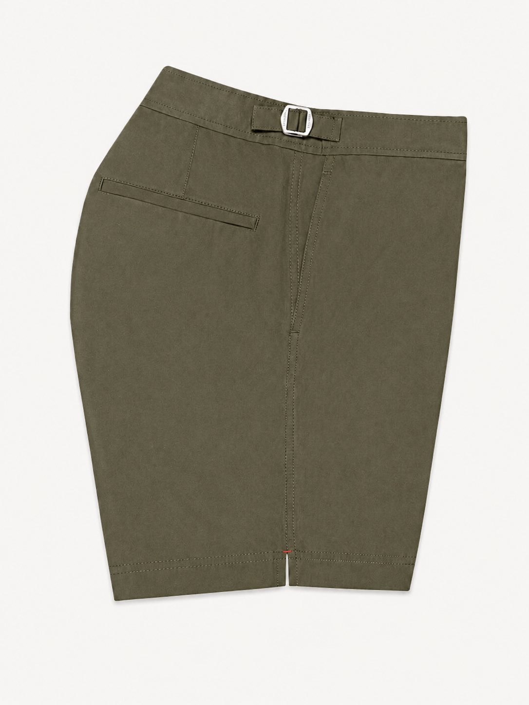 Short riviera kaki ATNT PARIS, vue de profil.