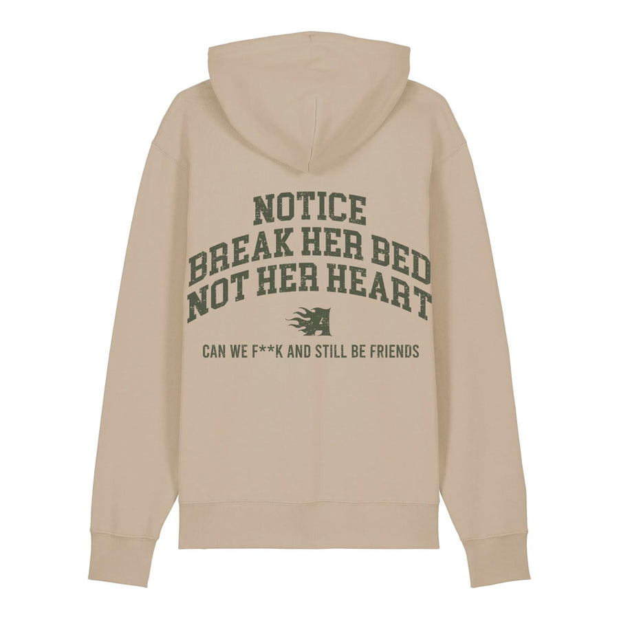 Beiger Break-Hoodie