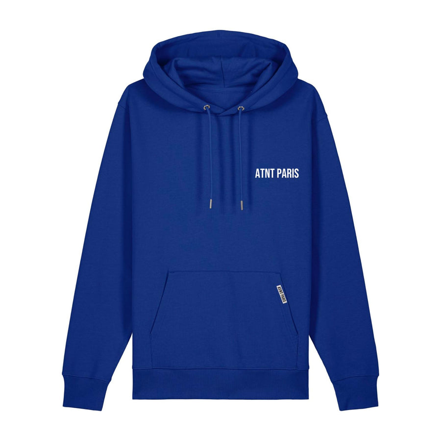 Sweat Capuche Bleu – Essentials