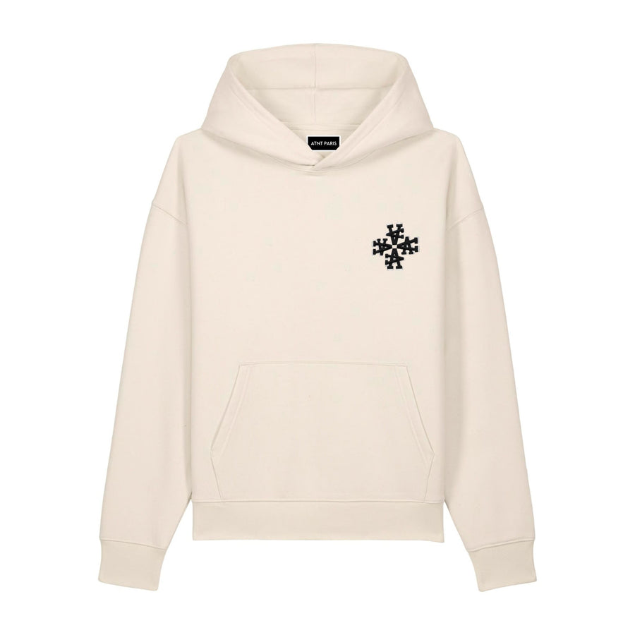 Sweat à Capuche Signature off white oversize