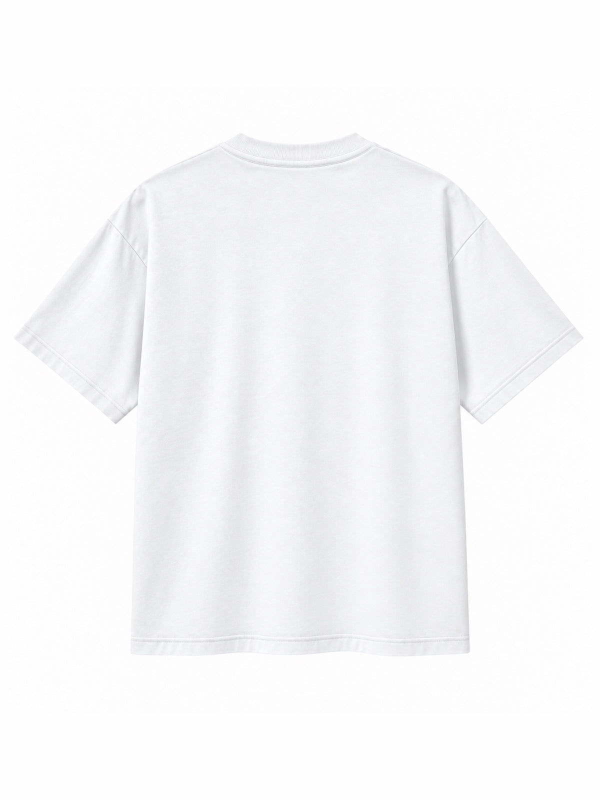 T-shirt blanc Jeunesse Dorée Perdue ATNT PARIS, vue de dos.