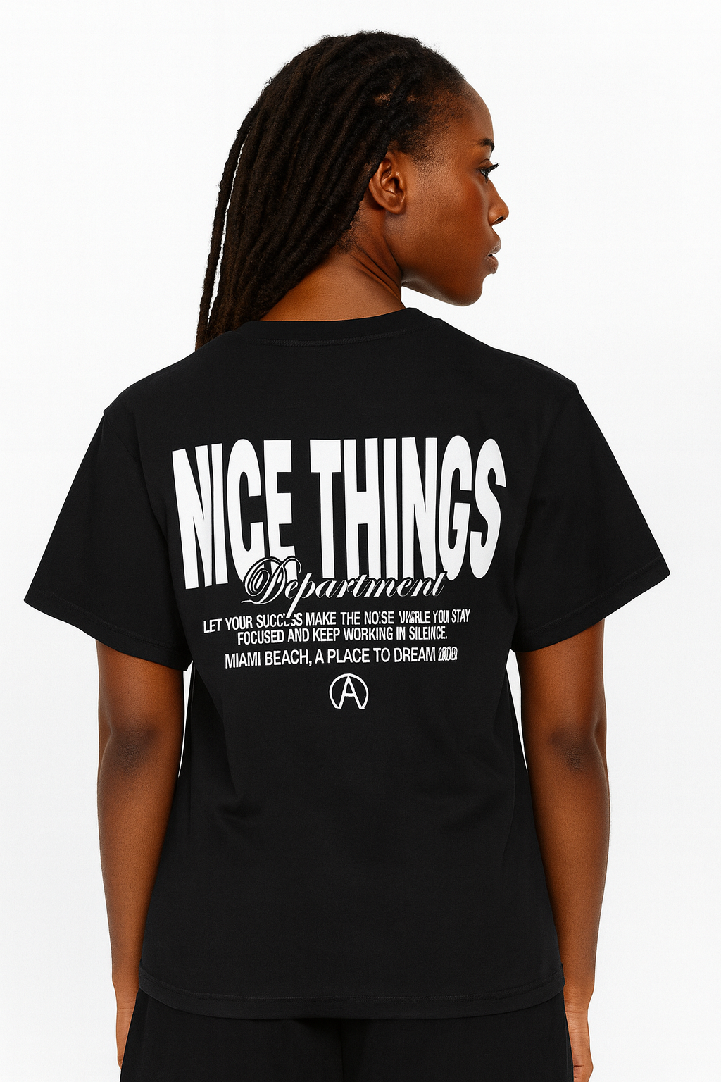 Tee shirt Noir "Nice Things"
