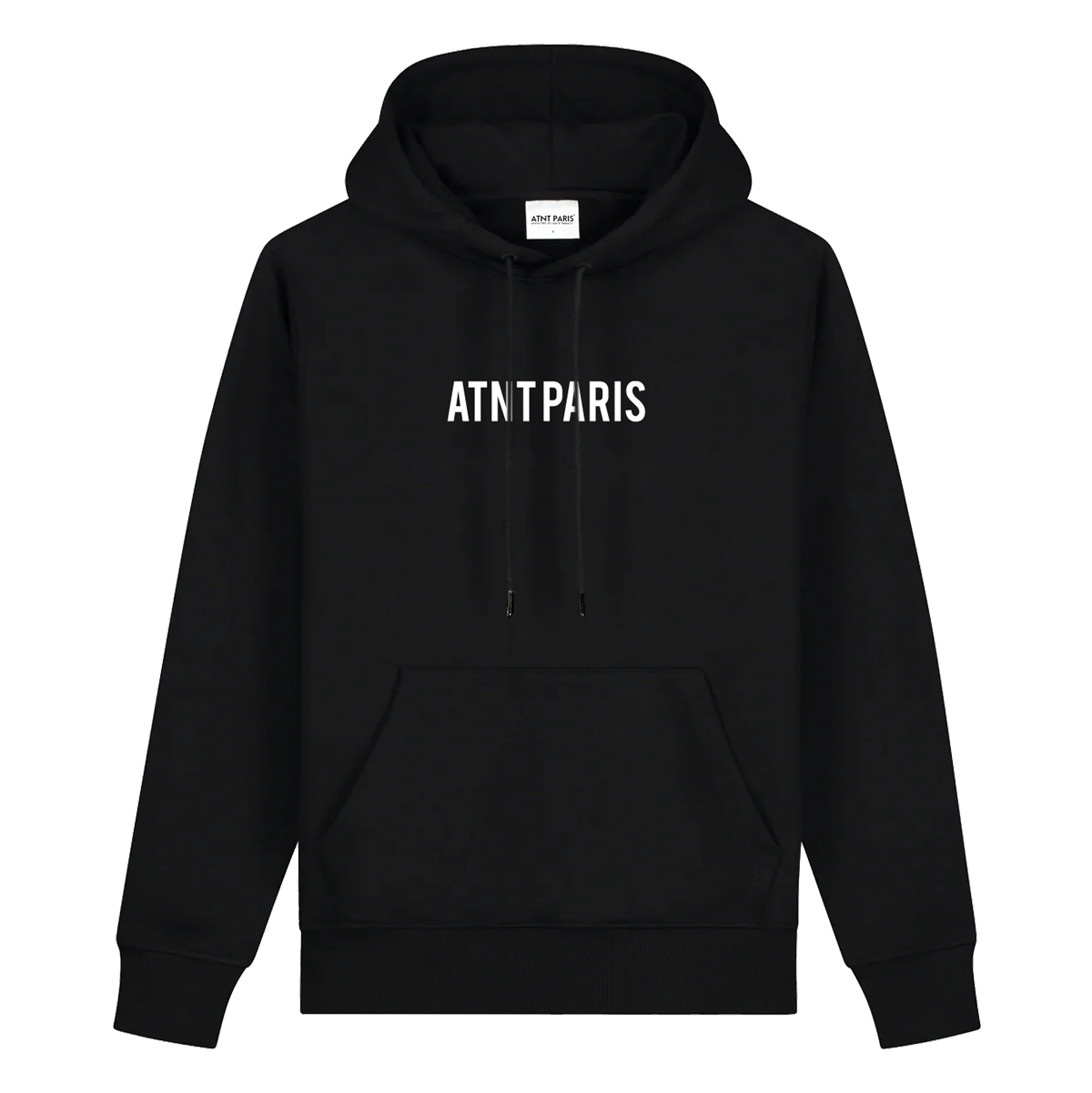 Sweat capuche Noir Love Flower