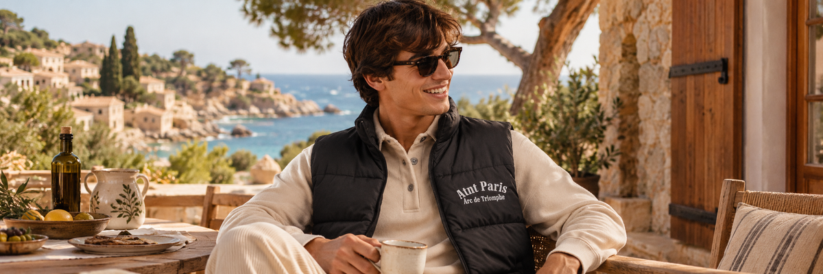 Blouson Veste h ATNT Paris — panorama lifestyle, cocooning et vacances