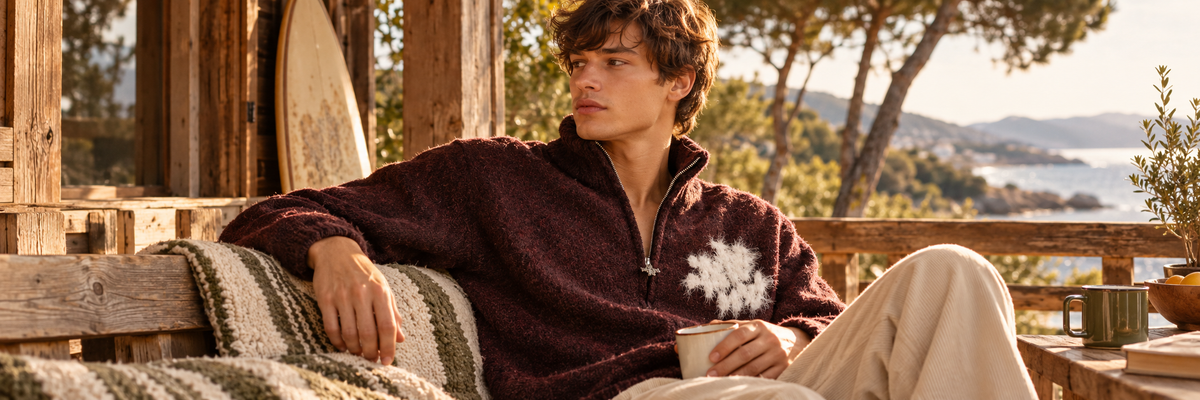 Homme ATNT Paris — panorama lifestyle, cocooning et vacances