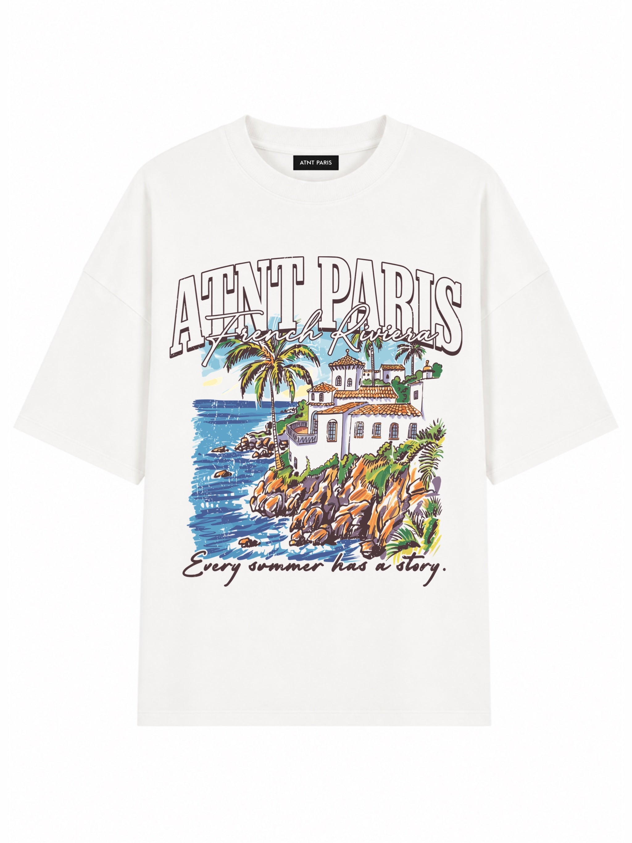 Tee shirt oversize ample French Riviera