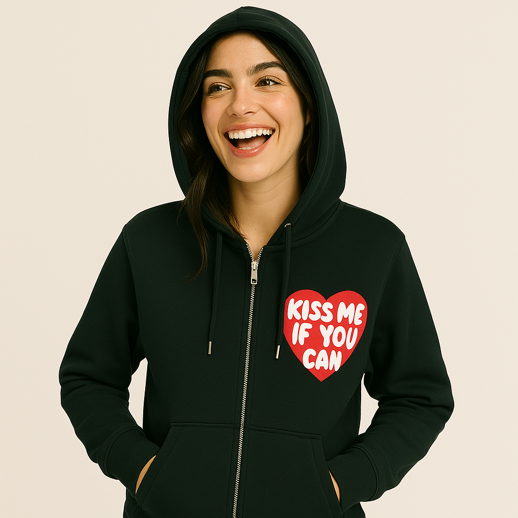 Gilet zippé - Kiss me if you can
