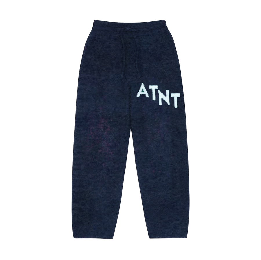 Jogging Oversize Navy Effet Cachemire