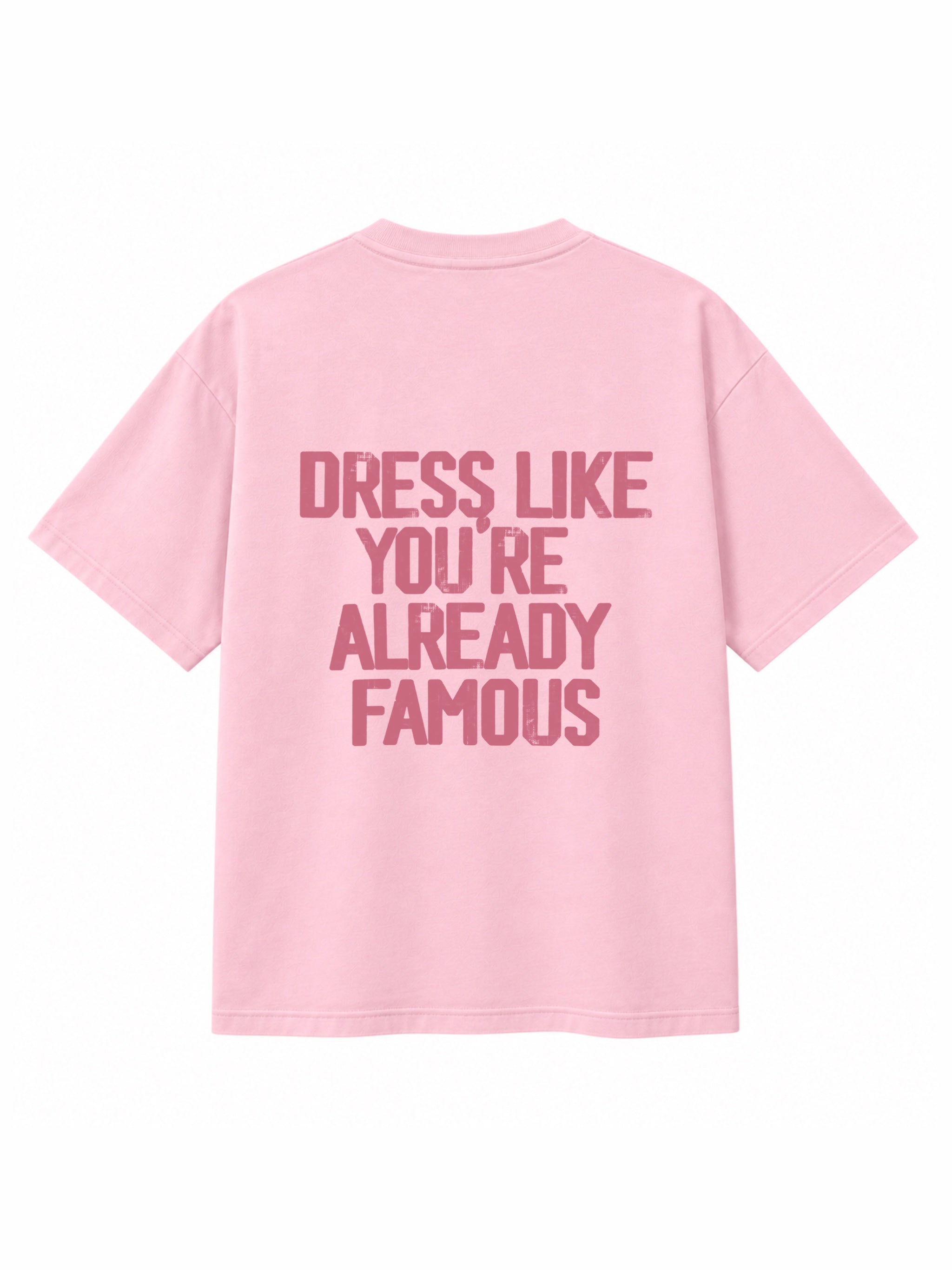 T-shirt Already Famous Light Pink — ATNT Paris
