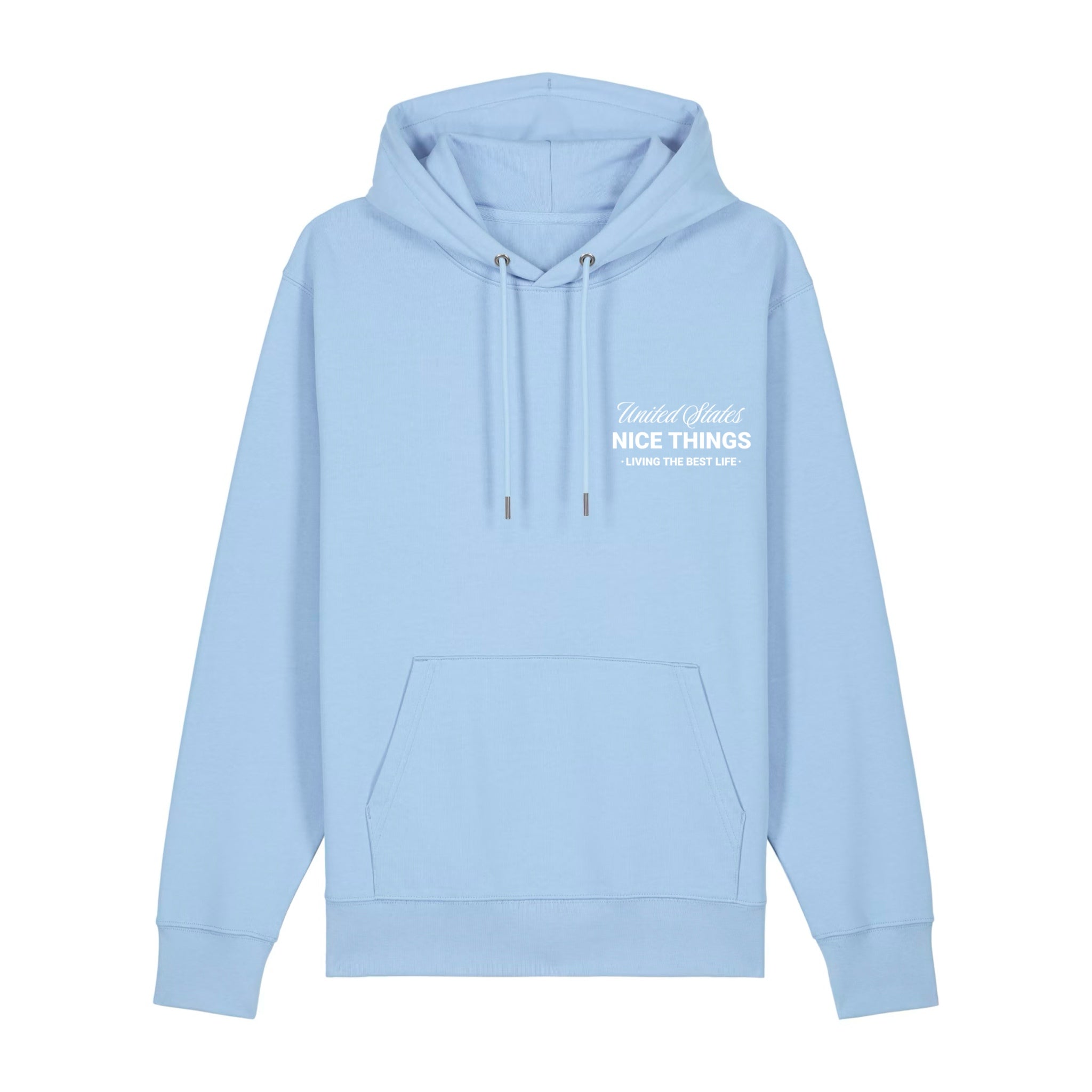Sweat Capuche Light Blue –  Nyc Héritage