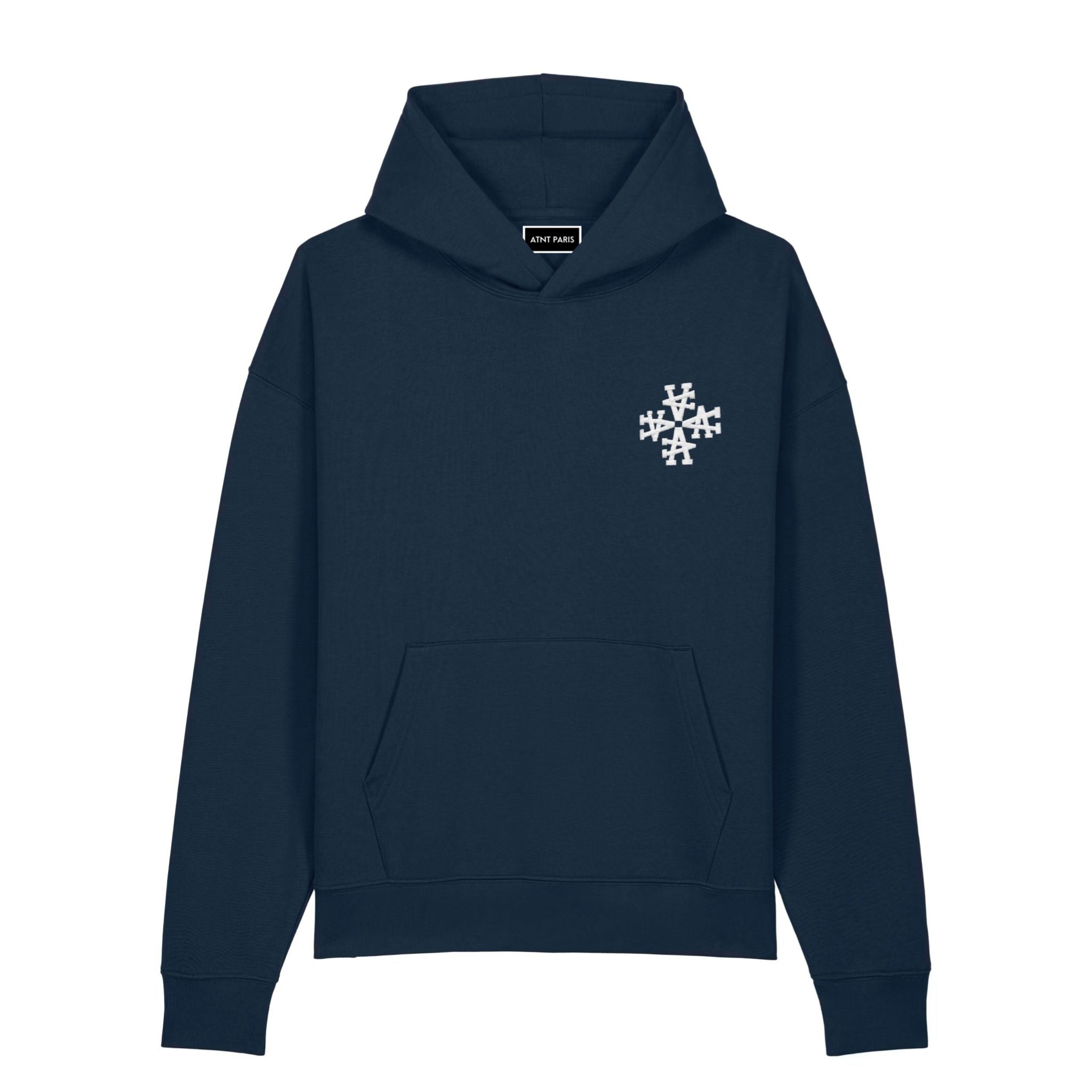 Sweat à Capuche Signature navy oversize