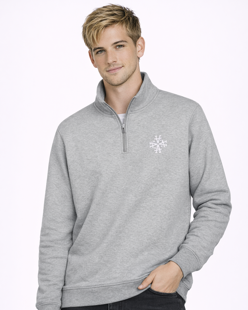 Le modèle signature ATNT paris en gris 
Le logo emblématique de la marque 