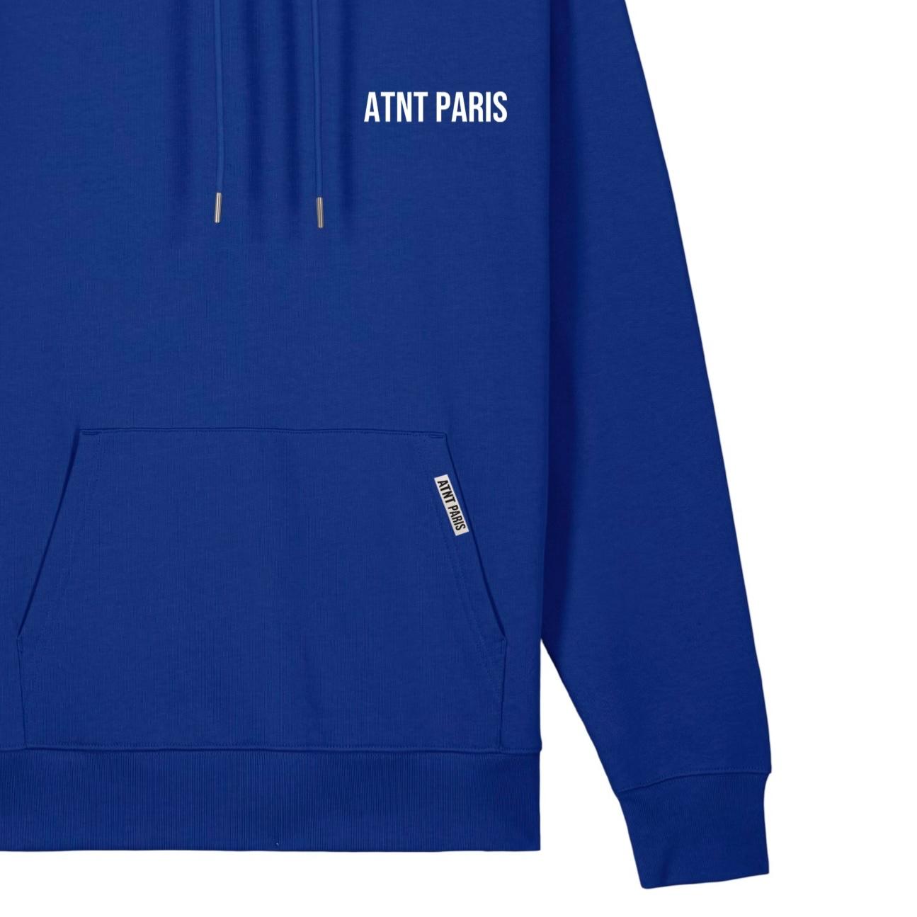 Sweat Capuche Bleu –  Essentials