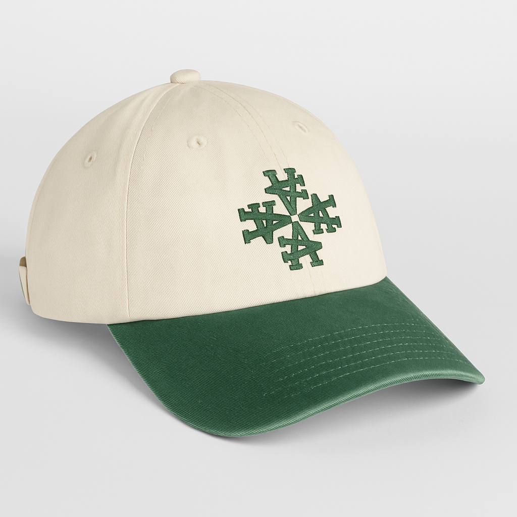 Casquette Vintage Logo A -Blanc/Vert