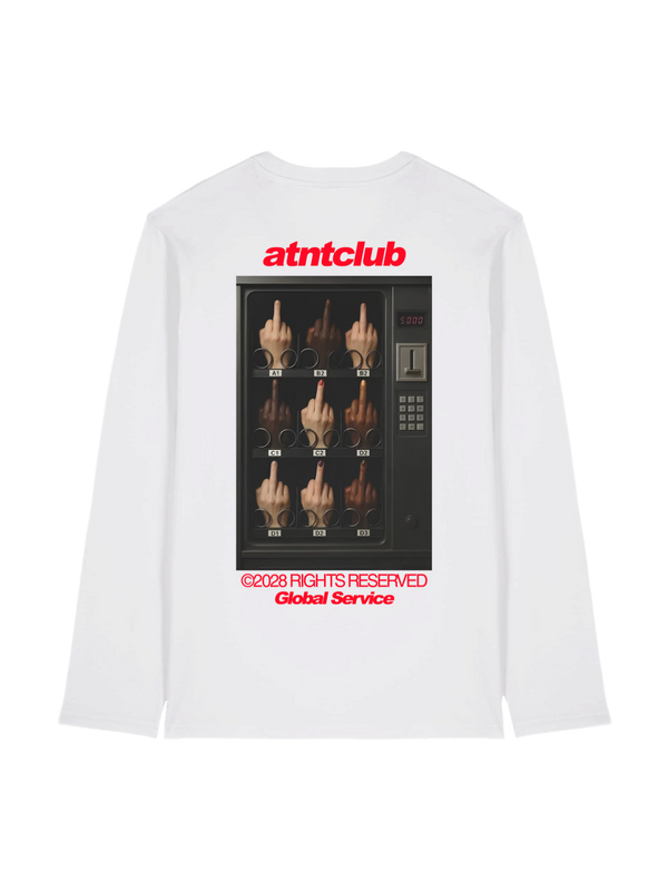 T-Shirt Manche Longue Blanc Global Service