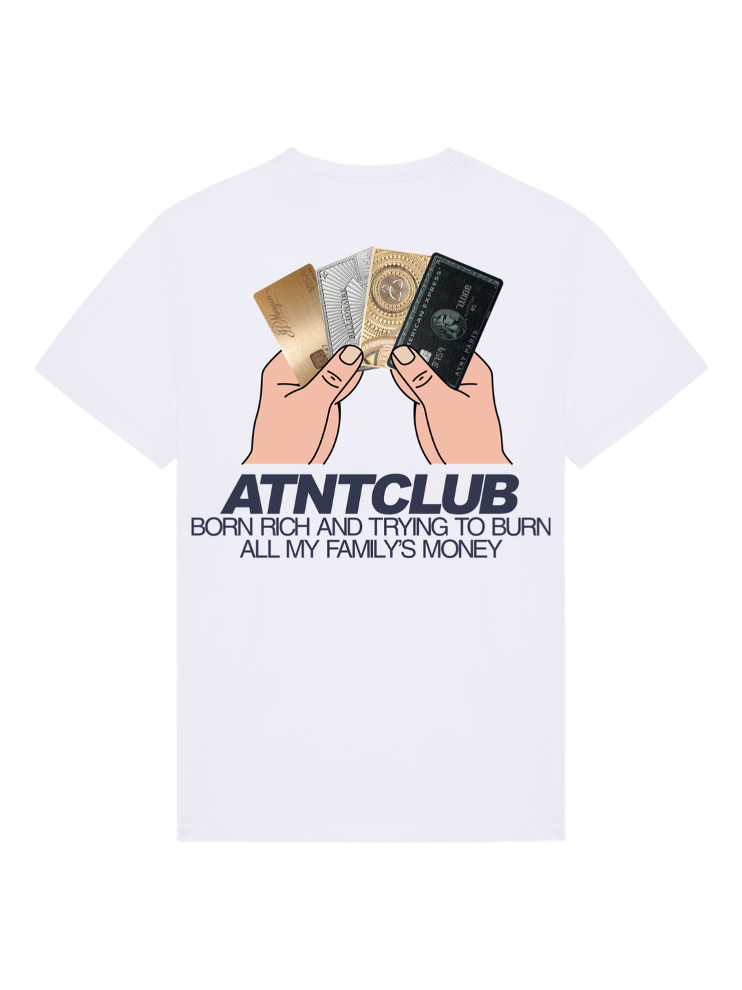 T-Shirt Blanc Born Rich