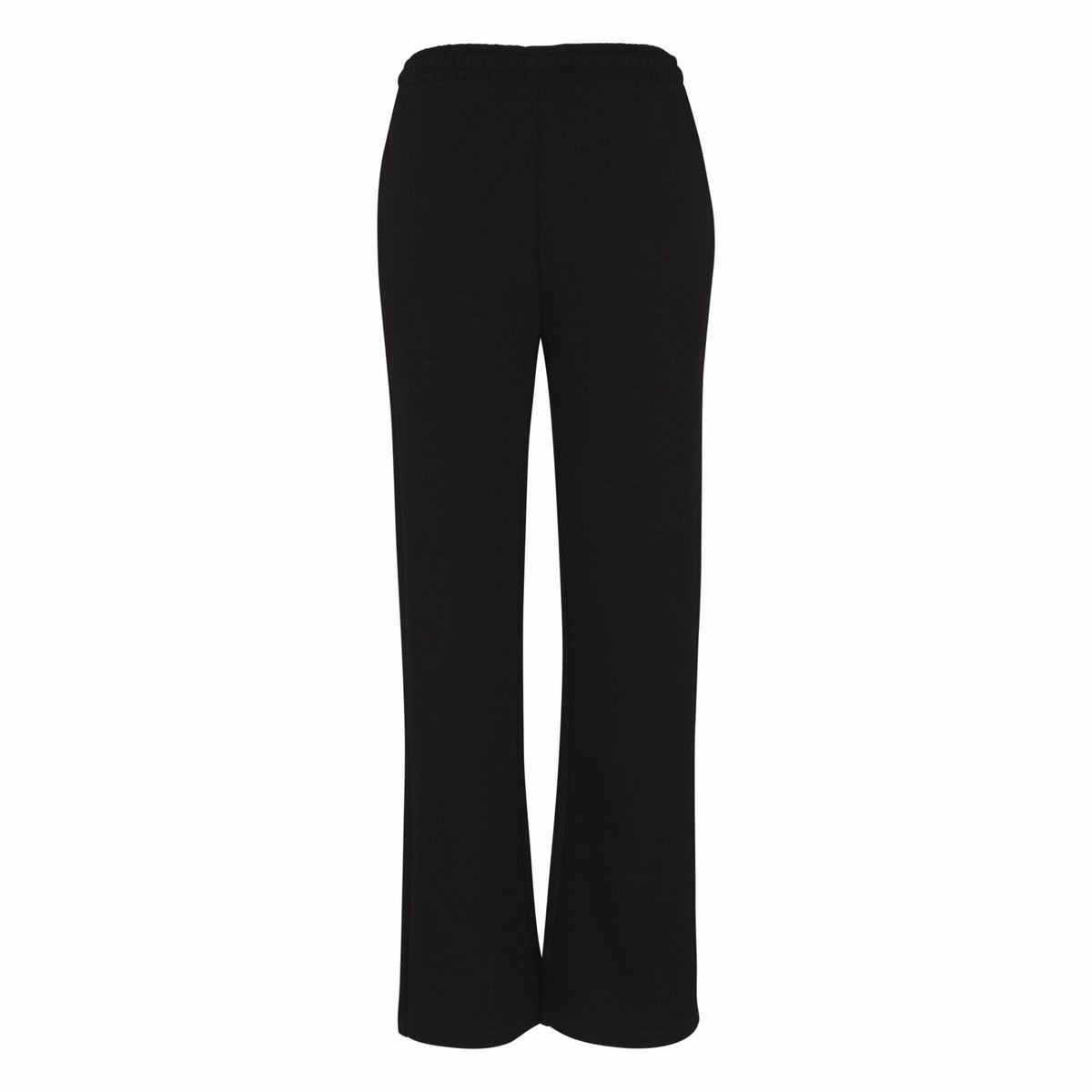 Pantalon de jogging ample noir en French Terry pour femme ATNT PARIS, vue de dos.