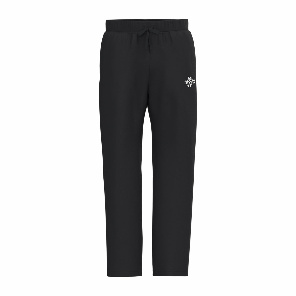 Pantalon de jogging ample noir pour homme ATNT PARIS, vue de face.