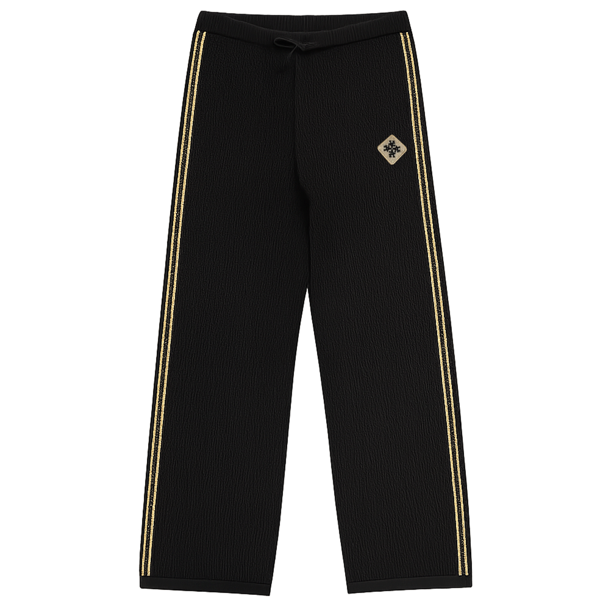 Pantalon de Survêtement Signature Noir  – Détail Crochet