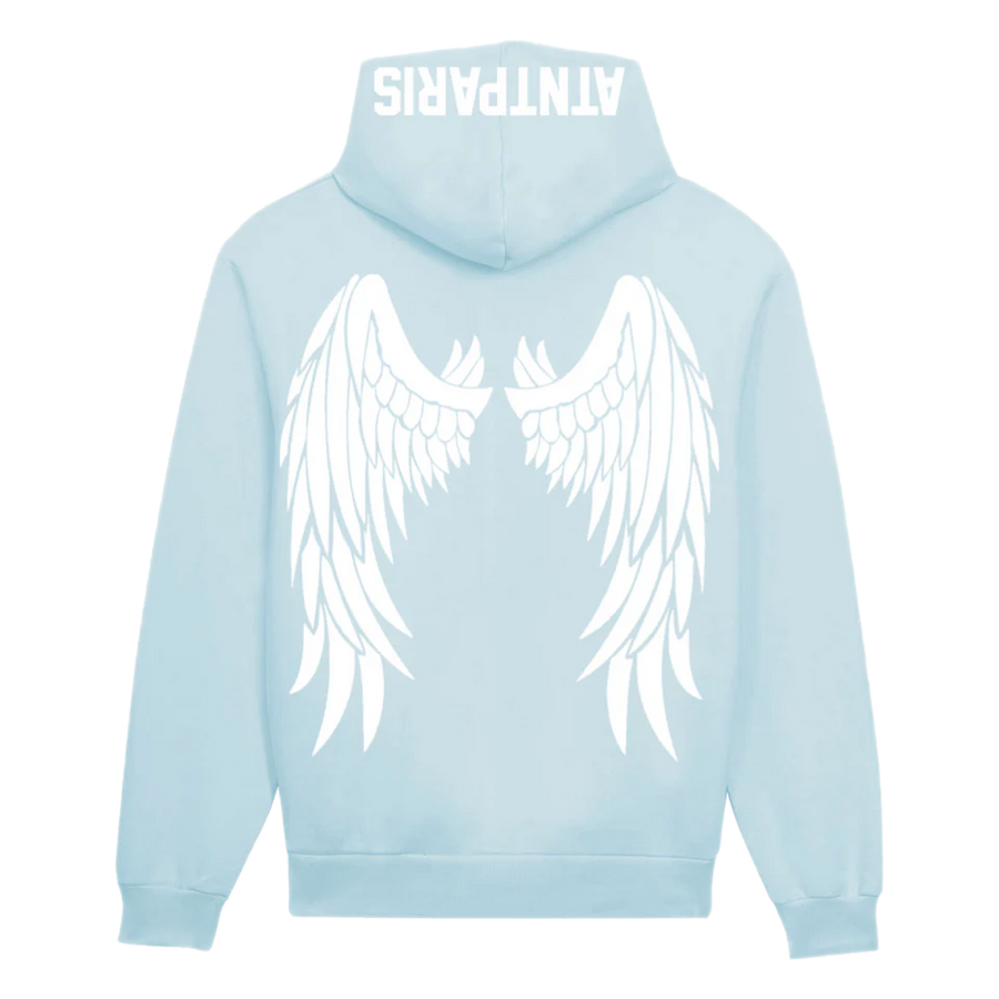Sweat Capuche Bleu Ciel Dark Angel
