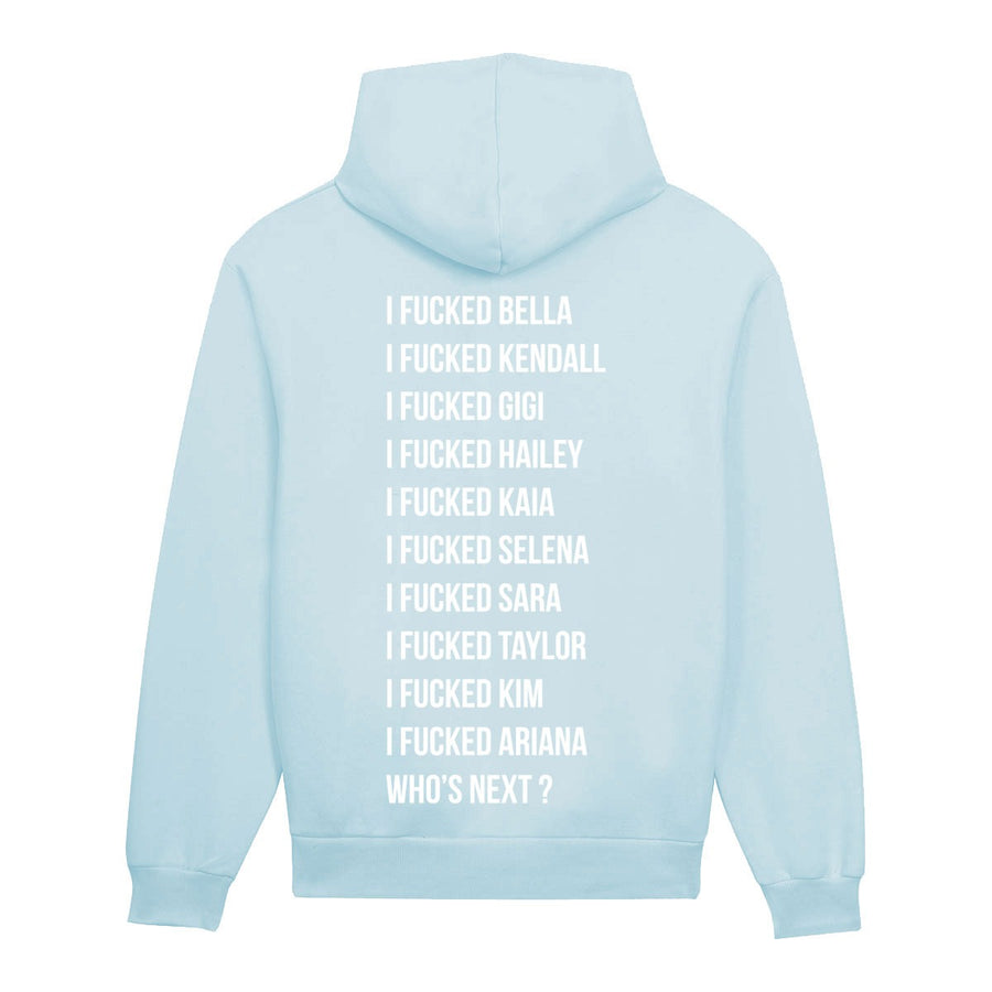 Sweat Capuche Bleu ciel  F***ed