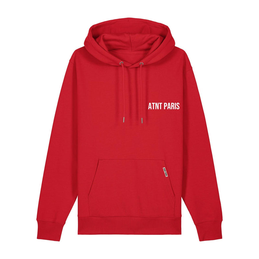 Sweat Capuche Rouge Essentials