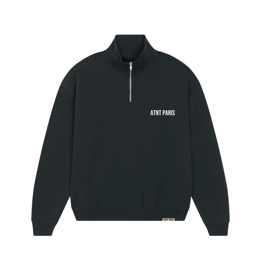 Sweat Col Trucker Noir –  Essentials