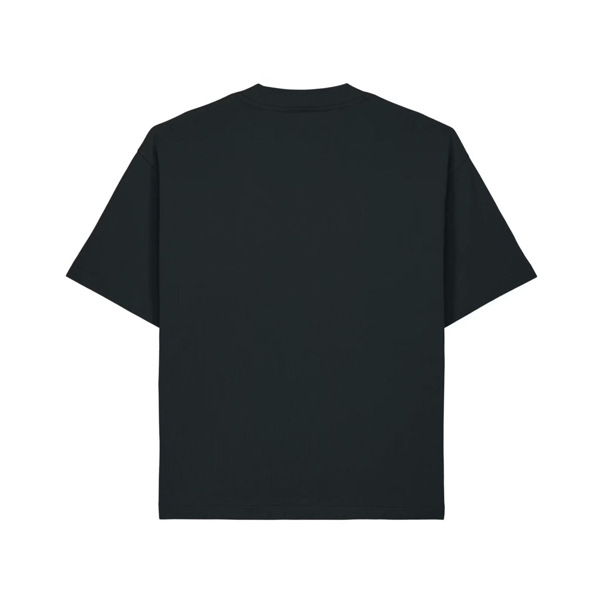 T-shirt oversize noir essentials ATNT PARIS, vue de dos.