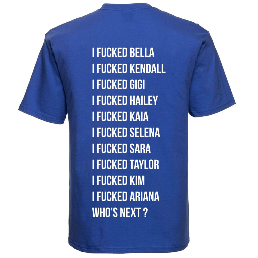 Tee shirt Unisexe Bleu Roi F***ed