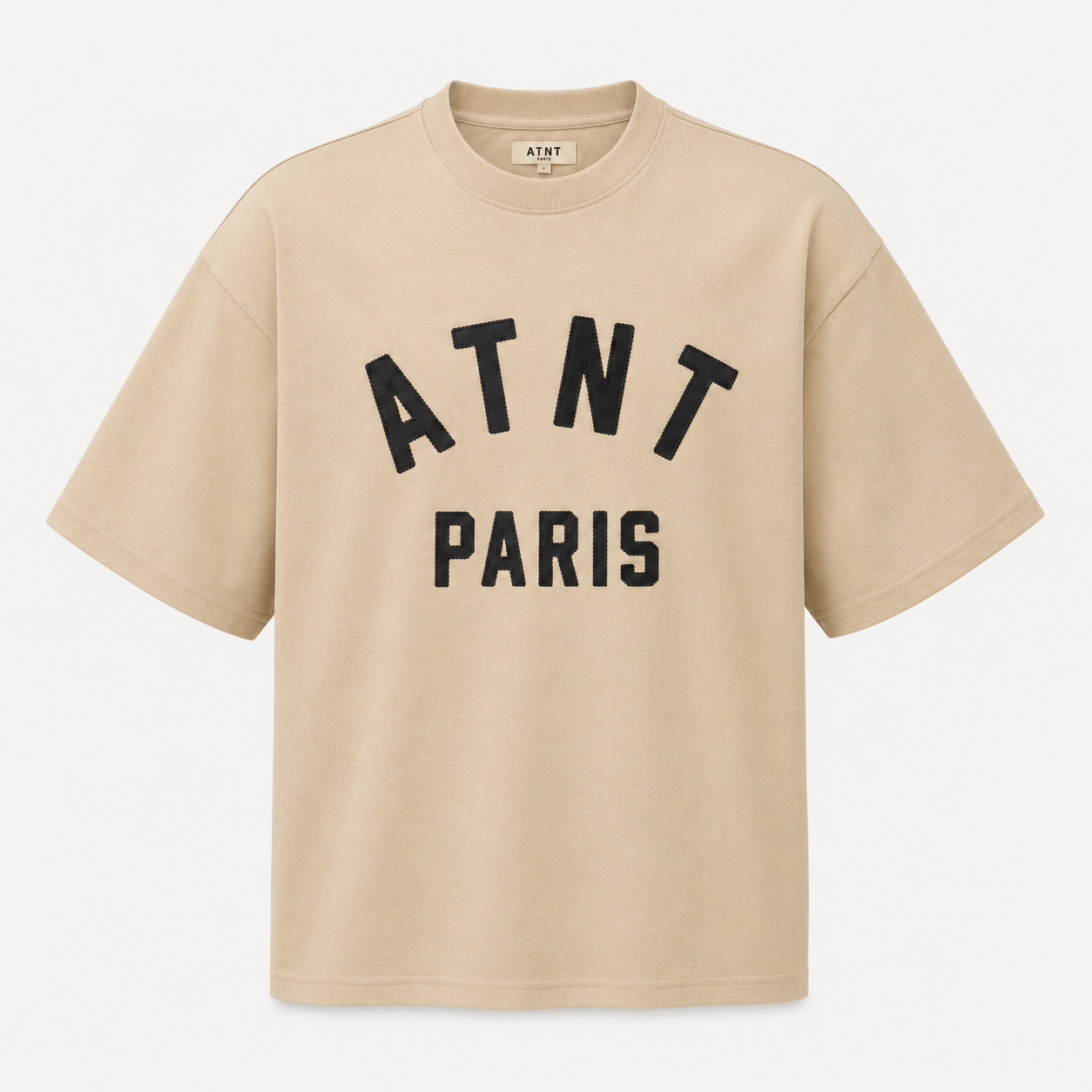 t shirt beige atnt paris  arche dos ghost